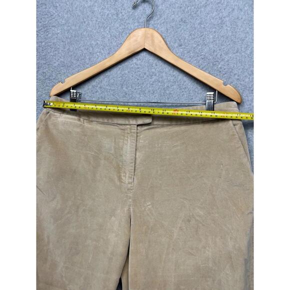 Talbots Corduroy Straight Leg Chino Pants Womens Petite 16 Casual Khaki - Picture 8 of 12